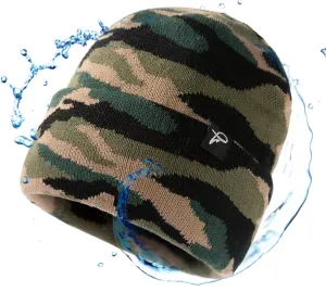 TOP-EX Oversized L/XL/XXL Waterproof Beanie Fleece Lined Hat for All-Weather Winter Warm Men Women Unisex