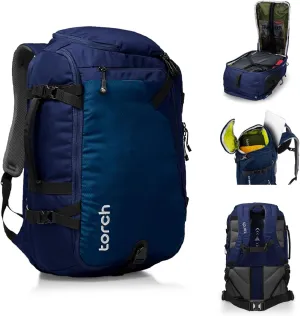 torch 40l Carry On Backpack - Flight Approved Laptop Backpack with Rain Cover for Working, Travelling, Hiking - Takahagi (Blue)
