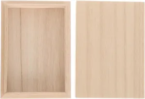 Totority Playing Cards Wooden Box Cards Storage Organizer Poker Cards Cases Empty Holder Candy Container Empty Lake District Storage Boxes Bracket Natural Wood Universal