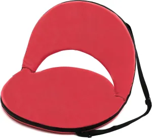 Trademark Innovations Multiuse Adjustable Recliner Portable Seat, Red
