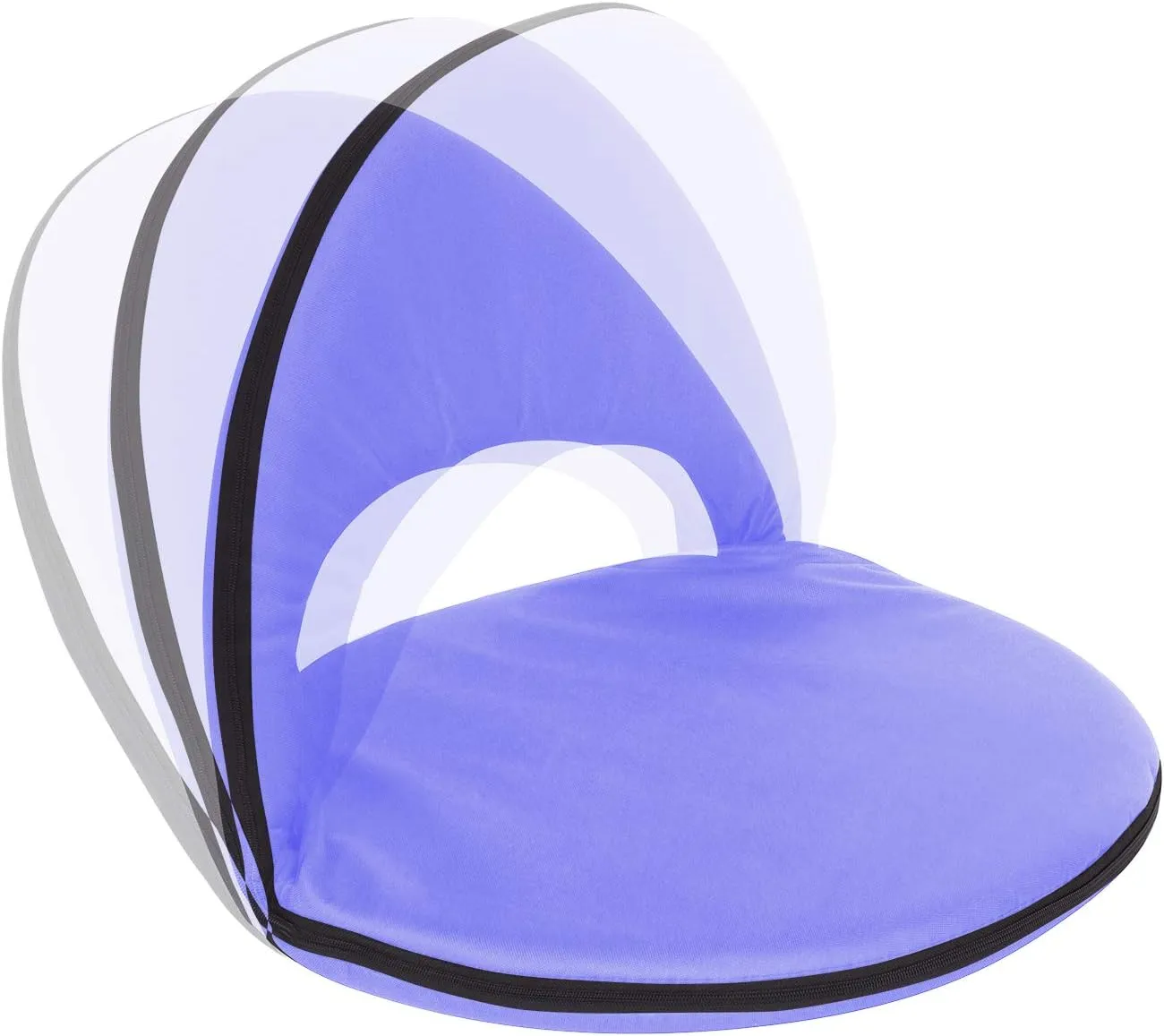 Trademark Innovations Portable Multiuse Folding Seat, Lilac