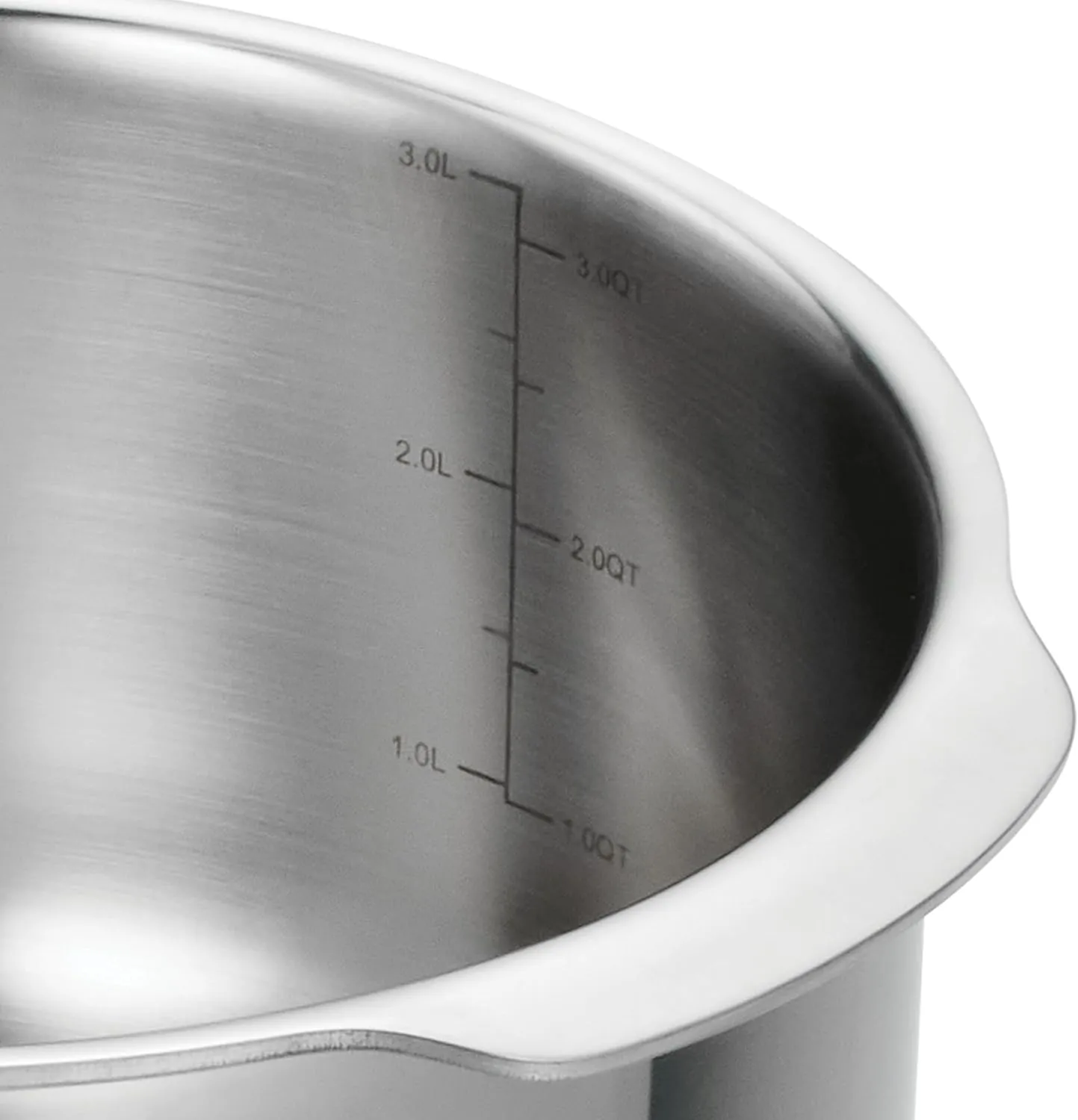 Tramontina Utsava 3.4-Quart Tri-Ply Clad Stainless Steel Tope with Lid, Patila Pot for Indian Cooking