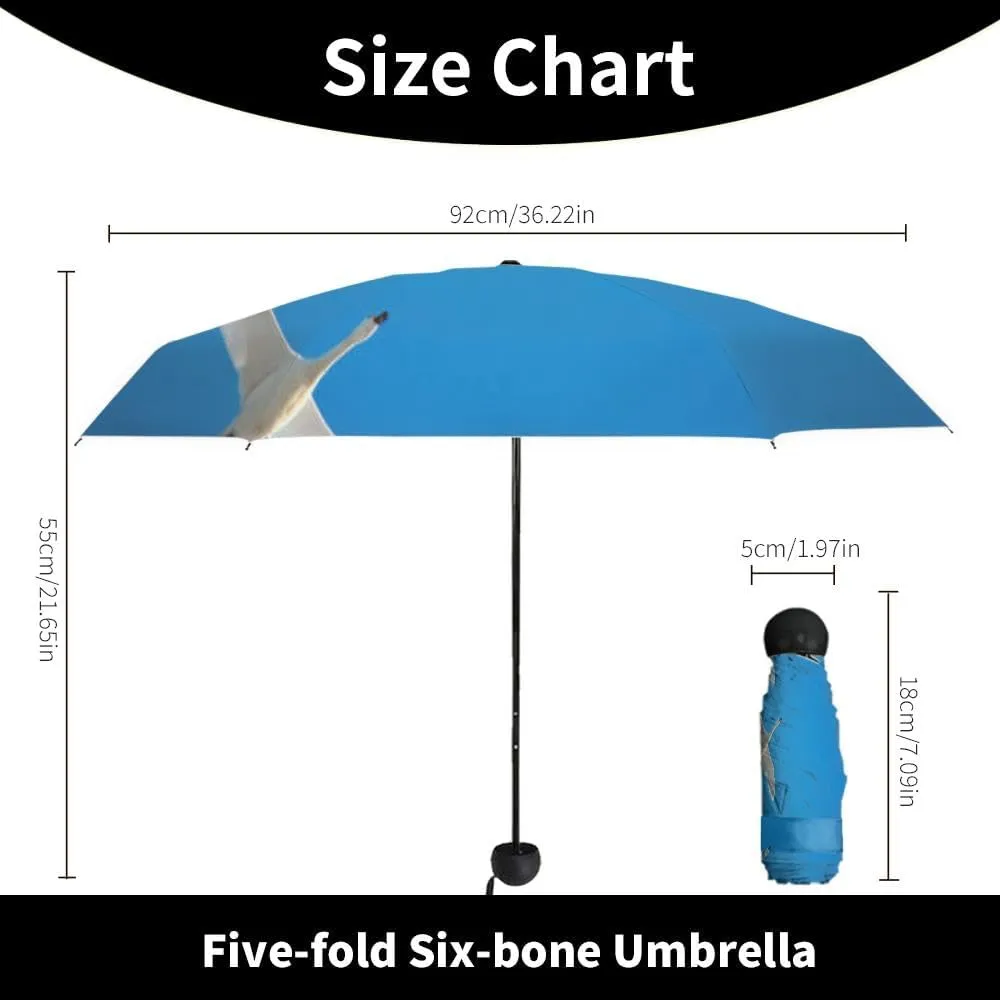 Travel Umbrella for Rain Windproof Calf Cow Cute Springtime Animal Automatic Cute Portable Compact Umbrella for Women Purse Backpack Car Black Sun UV Protection