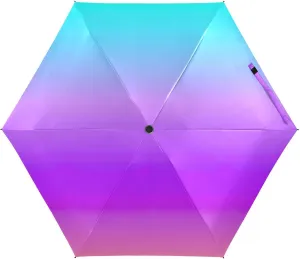 Travel Umbrella UV Protection, Windproof Compact Umbrella for Purse, Backpack Purse Portable, Ideal for Women, Purple Blue Ombre