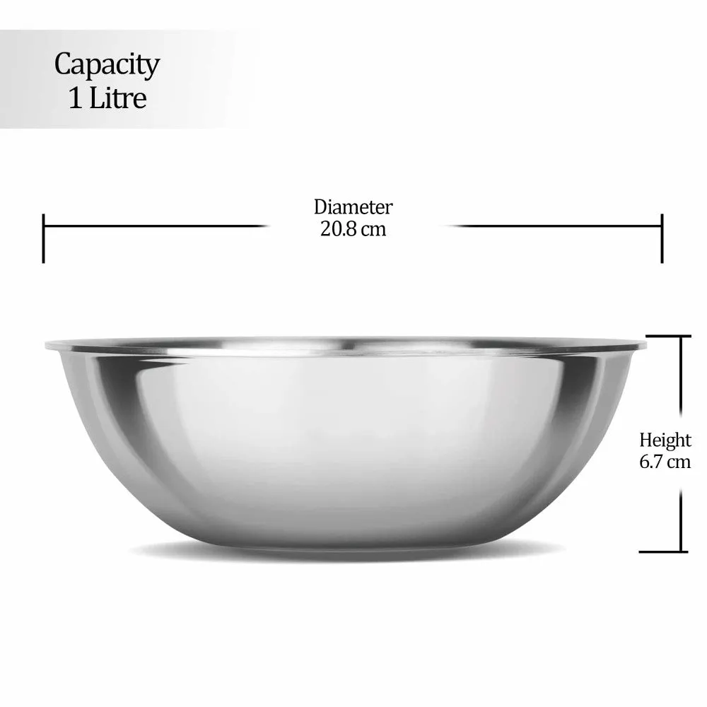 Tri Ply Stainless Steel Tasla With Lid (Milton Procook)