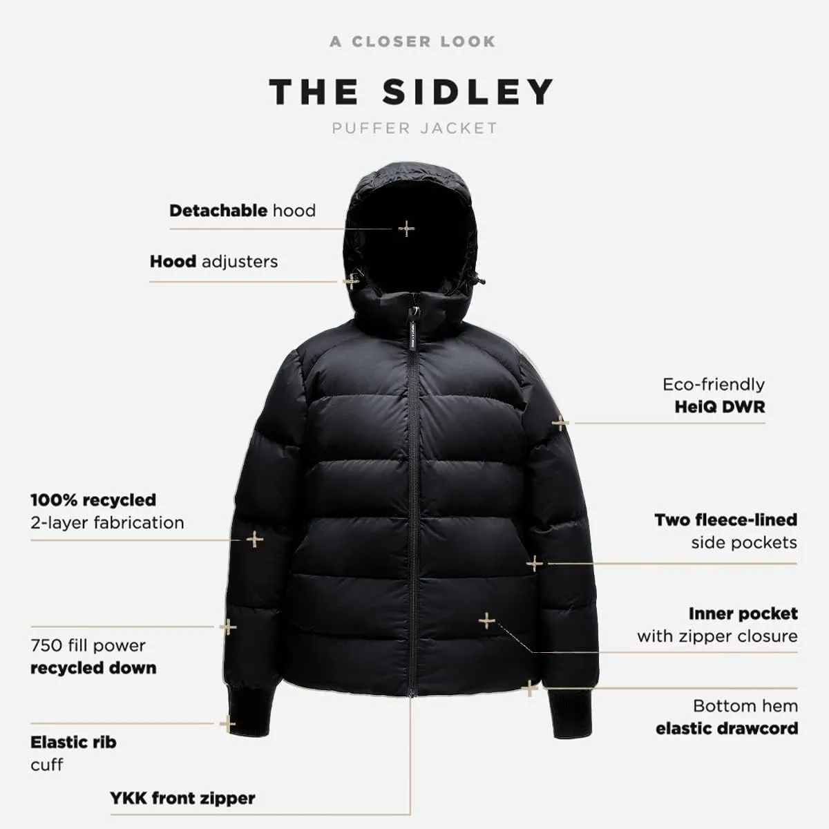 Triple F.A.T. Goose Sidley - Womens Winter Jacket - Womens Puffer Jackets - Puffer Coat Women - Winter Coats For Women