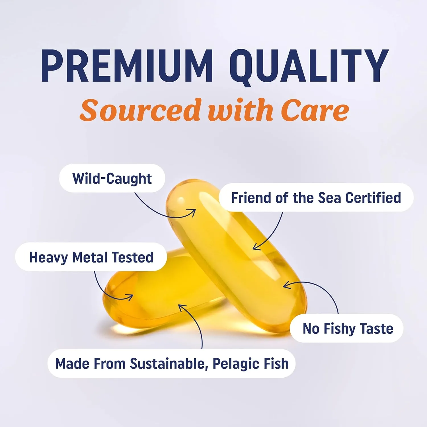 Triple Strength Omega 3 Fish Oil 3600 mg | EPA & DHA | Over 2100mg Omega-3 Fatty Acids | 1300mg EPA   860mg DHA | Best Essential Fatty Acids | Premium Wild Caught & Burpless Fish Oil | 120 Ct