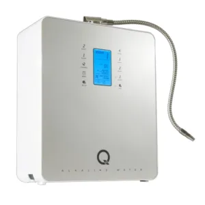 Tyent - Q-Series Water Ionizer - Dual Filtration System - Hydrogen Enhanced Water Purification - Adjustable pH Settings - Backlit Color Touch Panel & Auto-Flow Stop