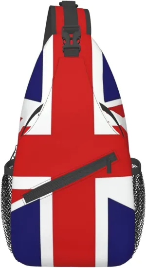 Uk Flag Pattern Outdoor Hiking Backpack > Suitable For Men And Women Riding Strong And Sturdy High Storage Capacity Daily Travel