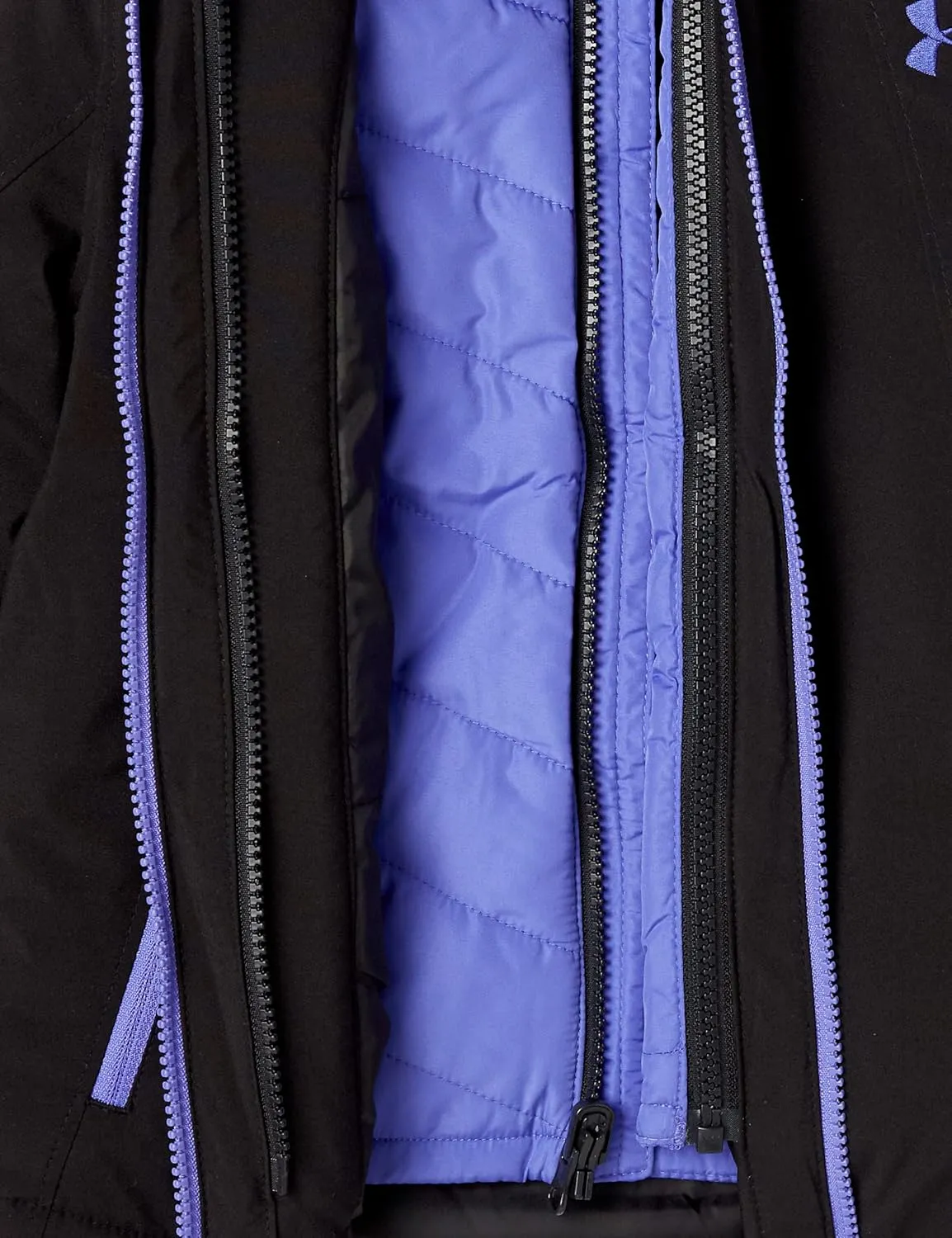 Under Armour Girls' Westward 3-in-1 Jacket, Removable Hood & Liner, Windproof & Water Repellant