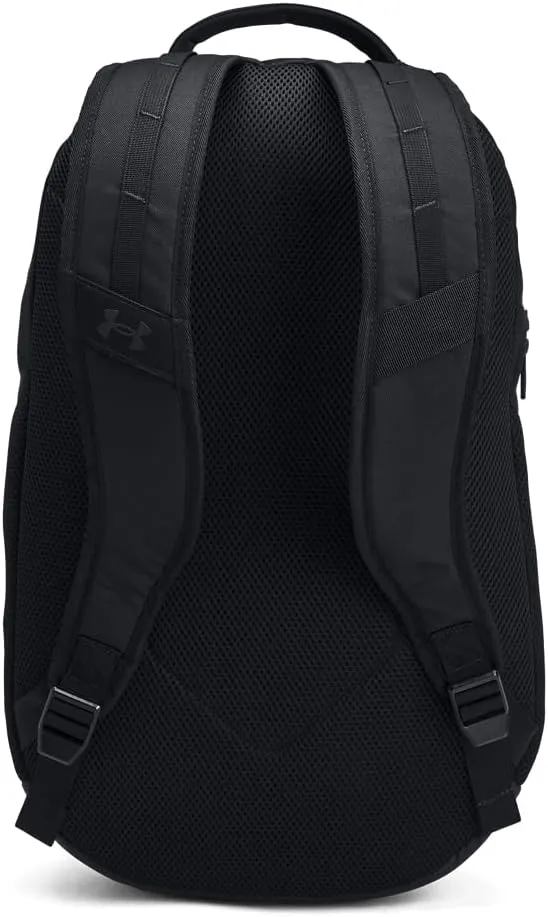 Under Armour Unisex-Adult Hustle 6.0 Backpack, (003) Black/Black/Black, One Size Fits Most