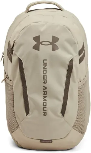 Under Armour Unisex-Adult Hustle 6.0 Backpack, (289) Khaki Base/Khaki Base/Taupe Dusk, One Size Fits Most