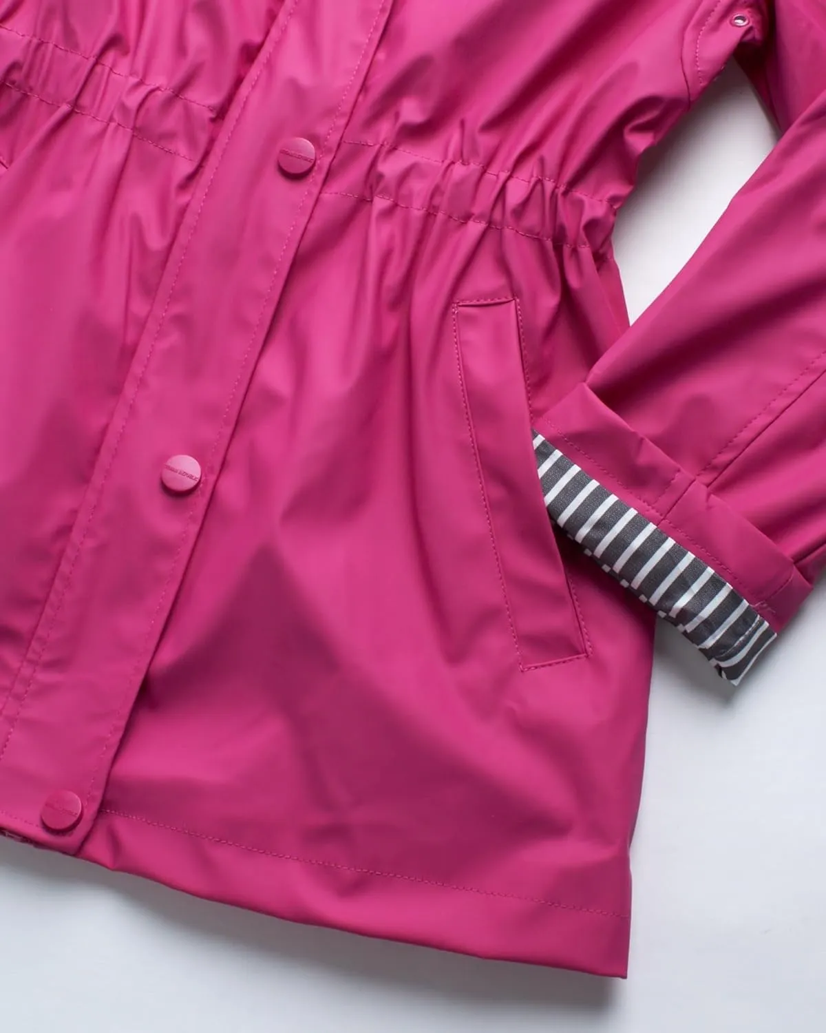 URBAN REPUBLIC Girls Rain Jacket - Slicker Shell Wind & Water Resistant Lightweight Rain Coats for Girls with Pockets (7-16)