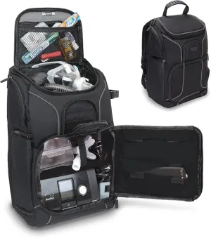 USA GEAR CPAP Machine Travel Bag - CPAP Backpack Compatible with XT Fit, AirSense 10/11 & Phillips Dreamstation