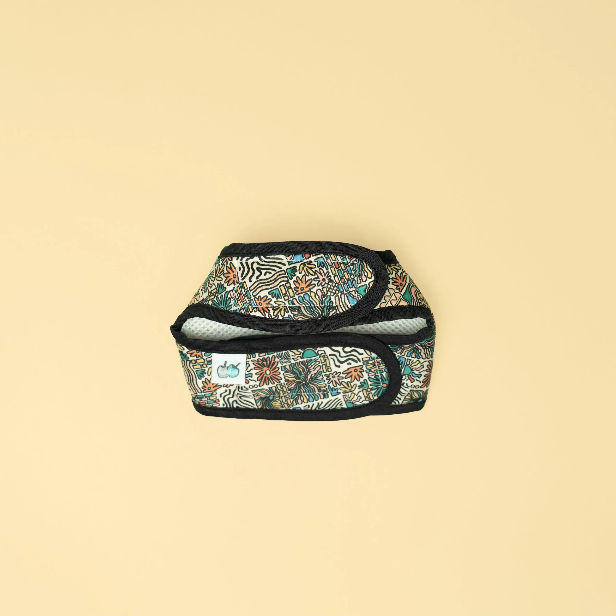 Velcro Harness - Abstract Sun Doodle Print