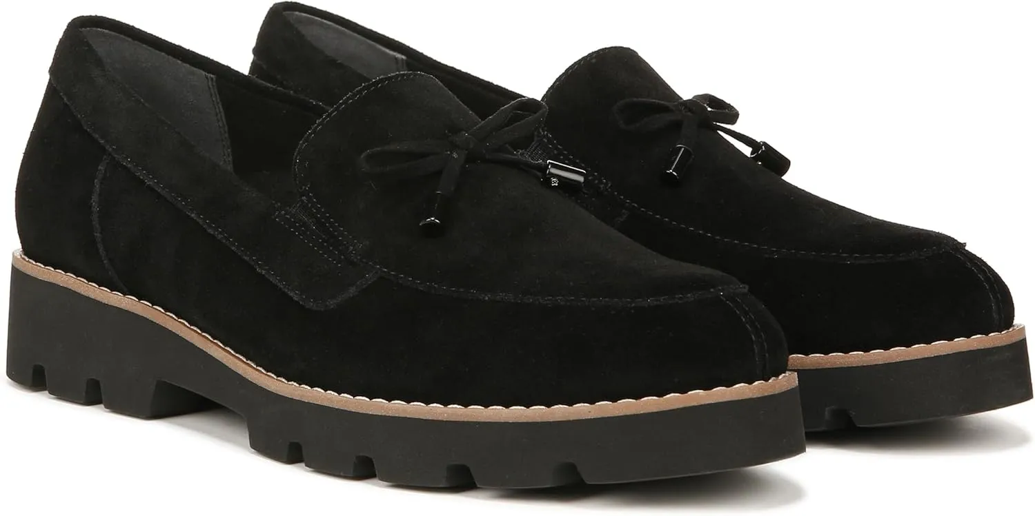 Vionic Women’s Loafer Charm Finley Comfort Lace Up- Supportive Walking Shoes That Include VIO Motion Technology Orthotic Insole with Built-in Arch Support, Helps Heel Pain, Medium and Wide Fit