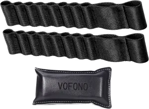 VOFONO 2PCS Auto Nylon Replacement Door Straps Updated Heavy Duty Strong Adjustable Door Limiting Check Strap Load 1000 Lb Fit for Jeep Wrangler TJ JK JL CJ JKU YJ JLU