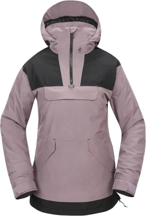 Volcom Women's Fern Insulated Gore-Tex Relaxed Fit Mid Length Pullover Snowboard Jacket