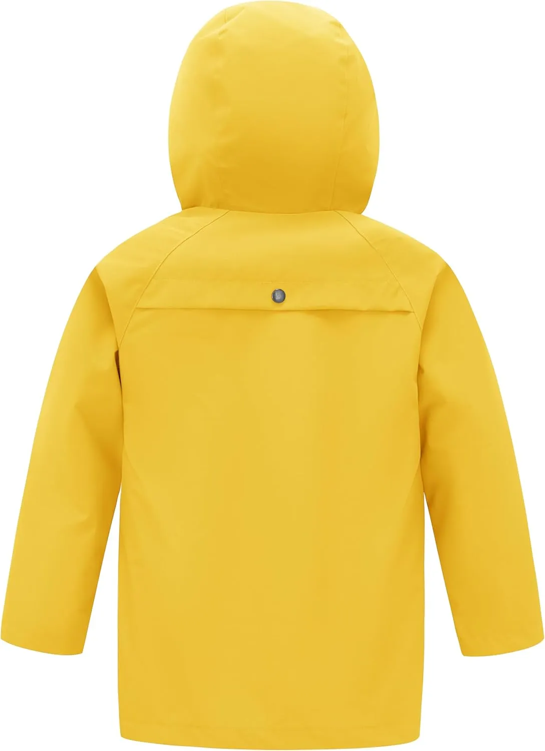 wantdo Boys & Girls Waterproof Rain Jacket Lightweight Rain Coat Hooded Windbreaker