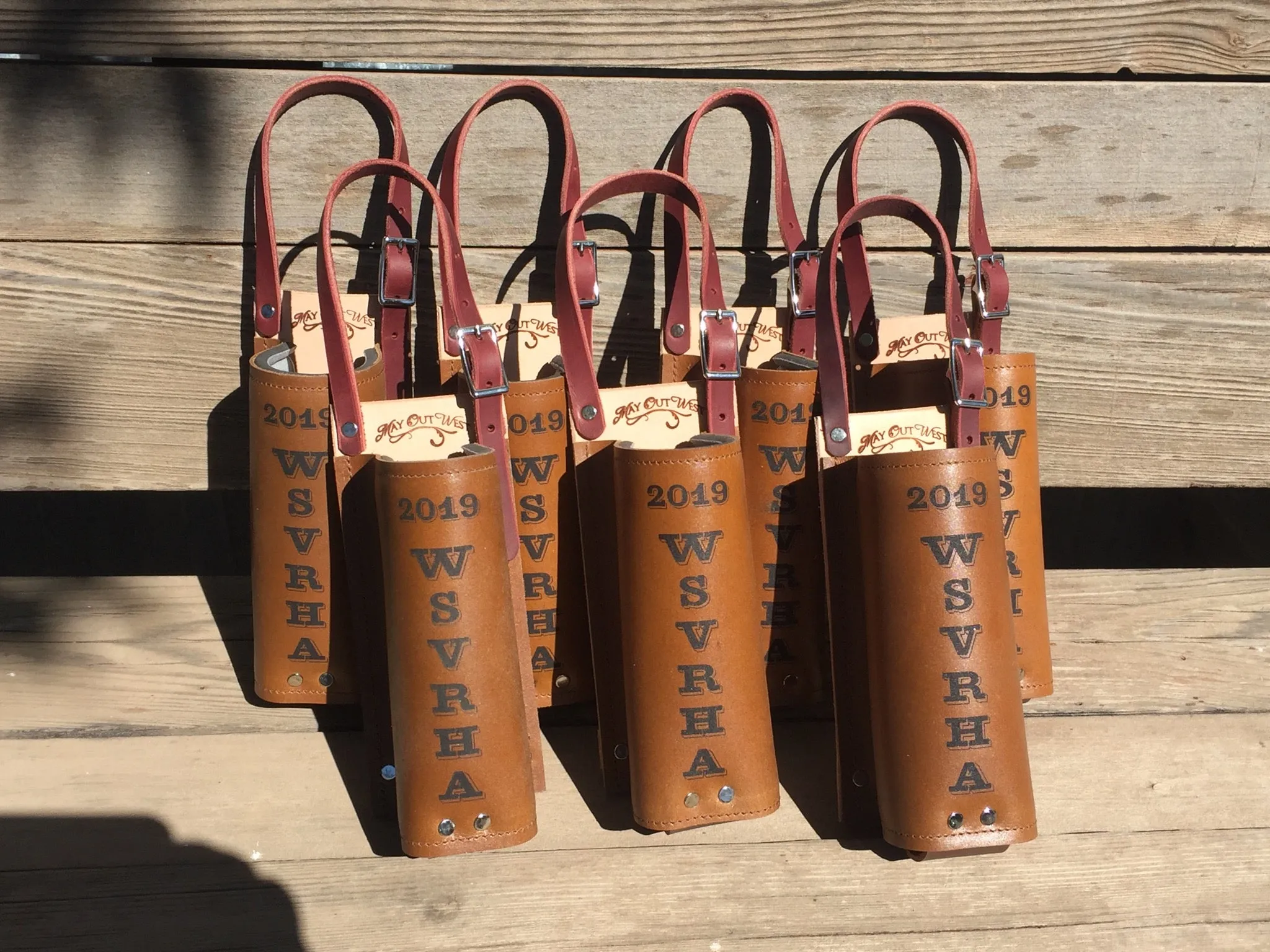 Water Hole: Premium Leather Saddle Drink Holder