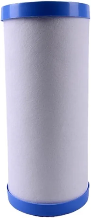 Water Purification Filter 10 inch Big Fat Cotton sintered Carbon Composite Filter Whole House pre-Filter Coconut Shell Activated Carbon Filter 2pcs