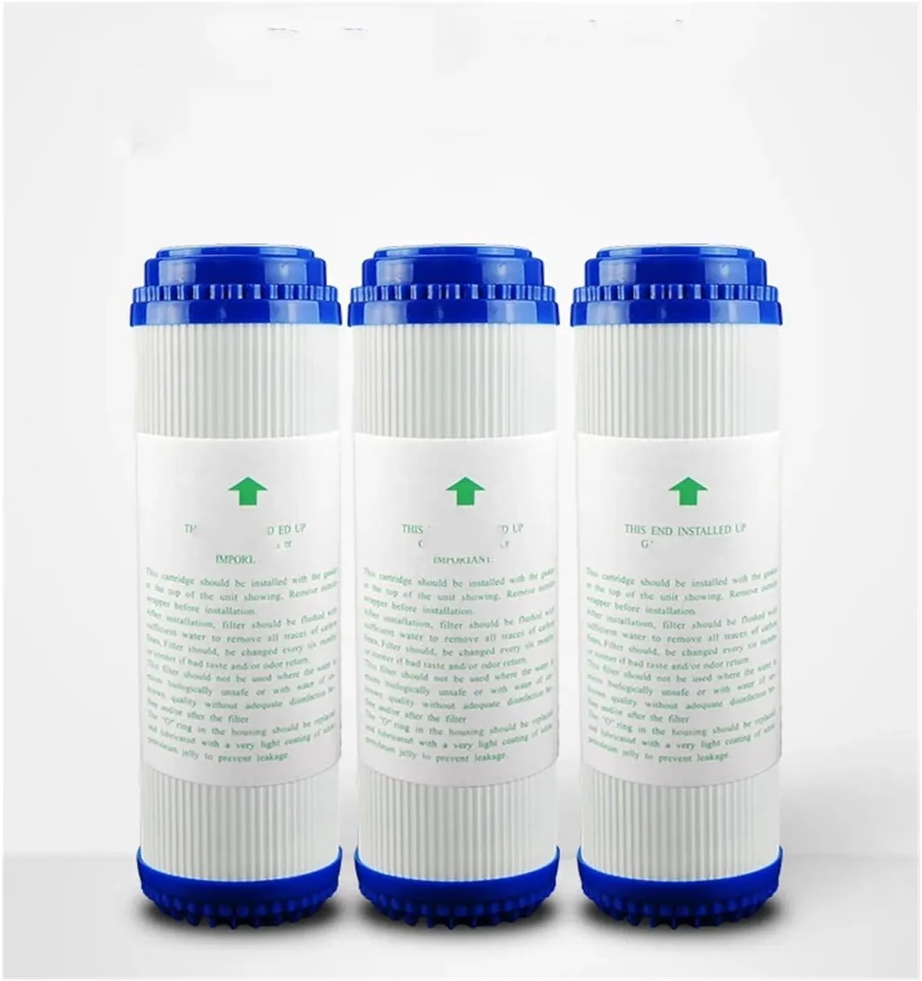 Water Purification Filter 10 inch U D F granular Activated Carbon Coconut Shell Carbon Filter Water Purifier Accessories Pure Water Machine Filter(2pcs)