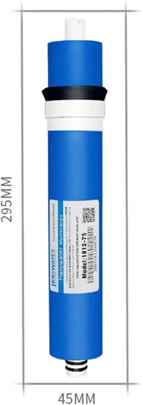 Water Purification Filter 10 Inch Universal P P Cotton U D F C T O Block R O Membrane T33 Repalcement The Water Filter(75GRO)