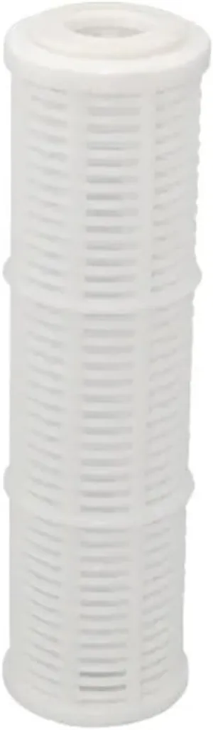 Water Purification Filter 10inch Micromesh Fishbone Cartridge Nylon Water Filter Replacement,Front Filter Cleaner Cartridge