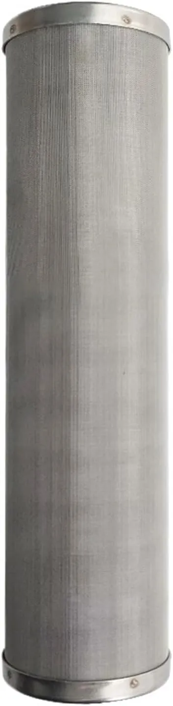 Water Purification Filter 10Inches Water Filter Parts Stainless Steel Cartridge 5 Micron/1Micron(1micron)