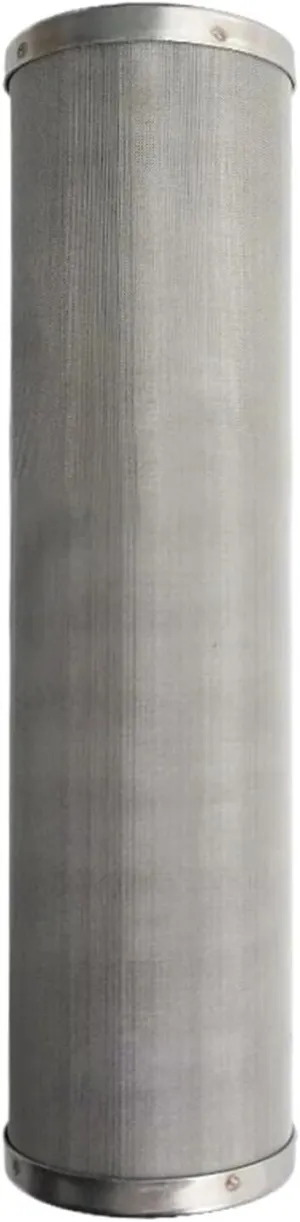 Water Purification Filter 10Inches Water Filter Parts Stainless Steel Cartridge 5 Micron/1Micron(1micron)