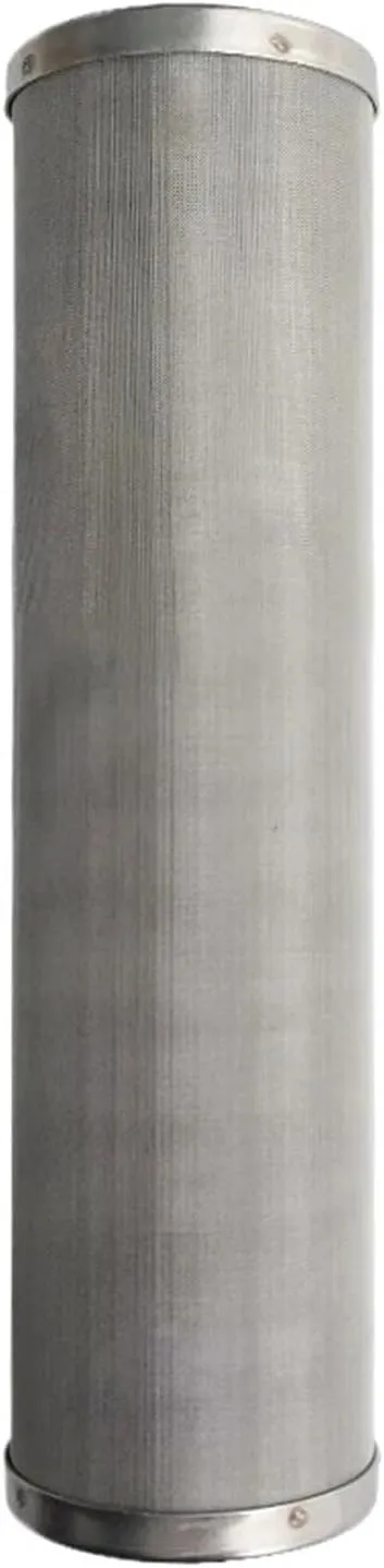 Water Purification Filter 10Inches Water Filter Parts Stainless Steel Cartridge 5 Micron/1Micron(1micron)