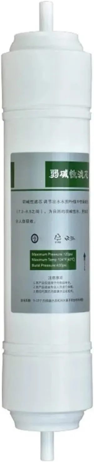 Water Purification Filter 11inch Alkaline Korean One-Piece Quick Connect Weak Alkaline Cartridge,Water Filter Cartridge