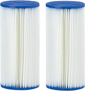 Water Purification Filter 4.5" Pleated Polyster Water Filter Cartridge 5 Micron for Sediment Water Filtration PPL5-BB