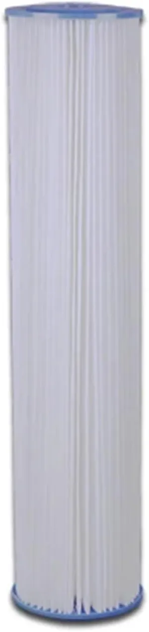 Water Purification Filter 4.5"x 20" Pleated Polyester Water Filter Cartridge 5 Micron Sediment for Water Filter
