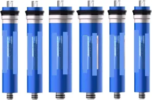 Water Purification Filter 50G 75G 100G 125G 150G 200G 300G 400G Reverse Osmosis Membrane Replacement Filters for Water Filtration Water Purifier Filter(2012 100GPD 1PC)