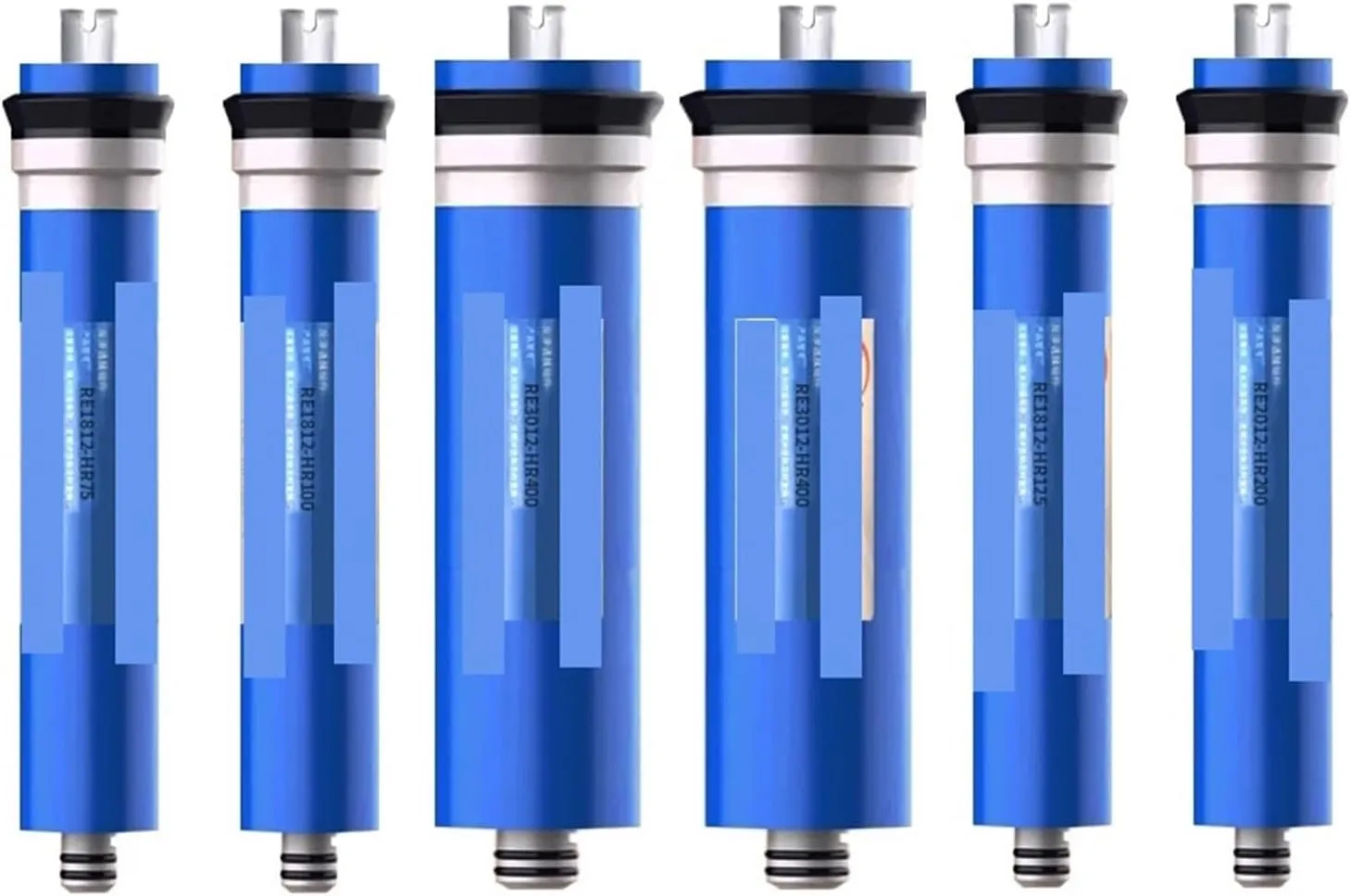 Water Purification Filter 50G 75G 100G 125G 150G 200G 300G 400G Reverse Osmosis Membrane Replacement Filters for Water Filtration Water Purifier Filter(2012 100GPD 1PC)