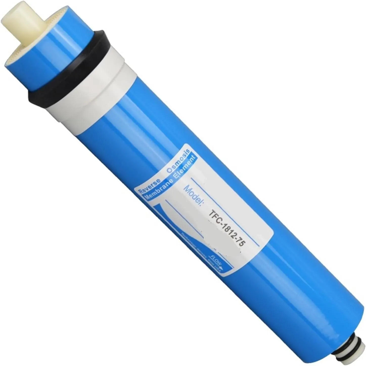 Water Purification Filter 75gpd/100gpd Membrane Reverse Osmosis Water Purifier Membrane Cartridge General Common Water Filters for Household(100gpd)