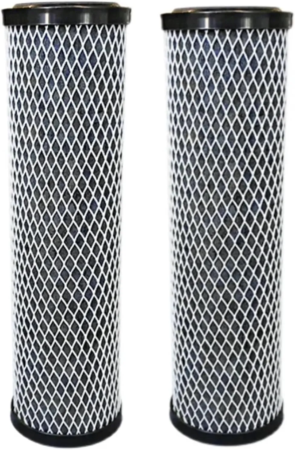 Water Purification Filter Electroplating Special Carbon Fiber Filter Element 10 inch White and Yellow mesh Activated Carbon Filter Element(254mm)