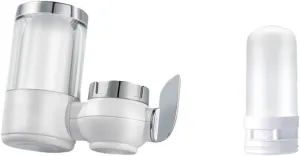 Water Purification Filter Faucet Water Purifier Purification Equipment Kitchen Tap Pre-Filter Ceramic Precision Sand Removal Rust(1 Host 1 Filters)