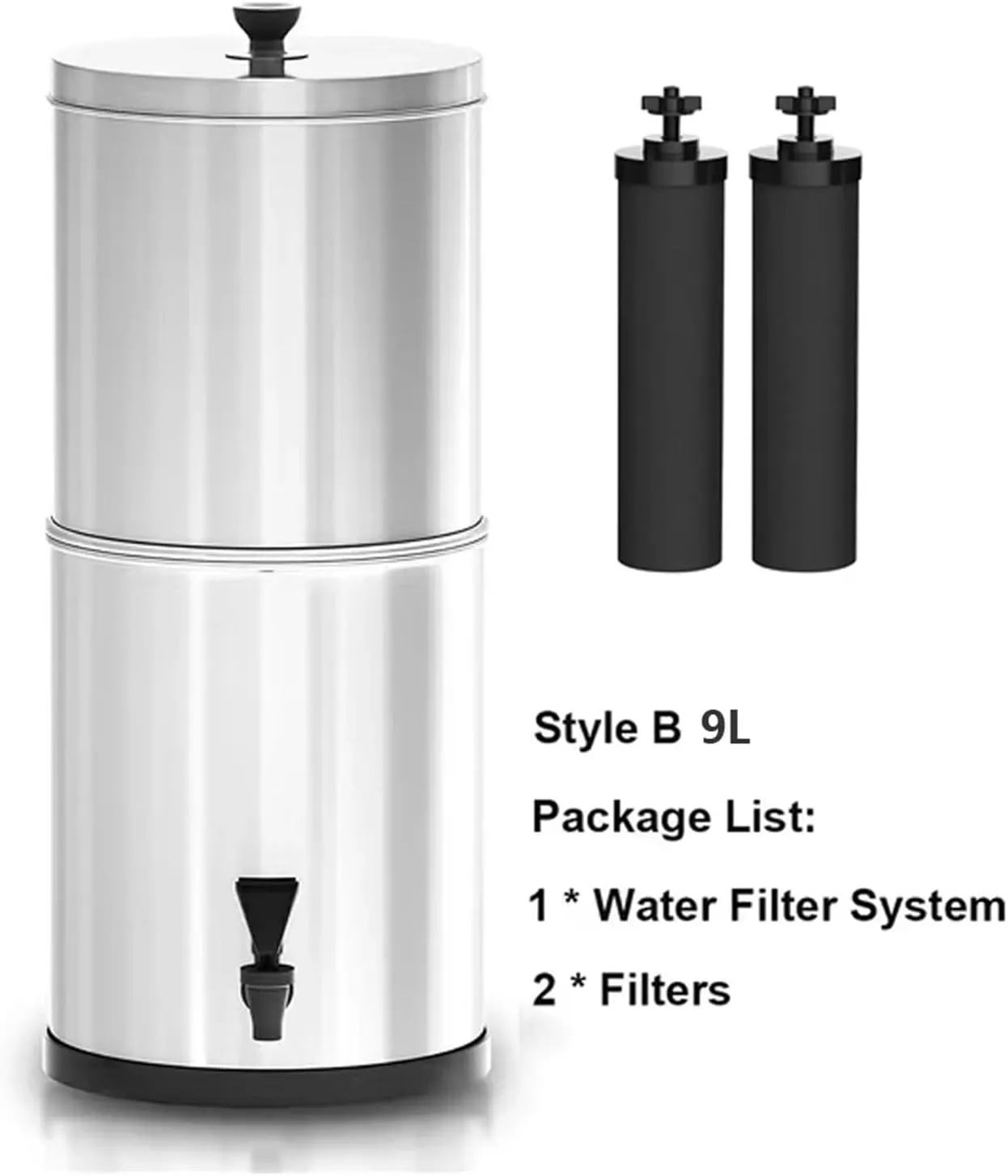 Water Purification Filter Feed Water Filtration, 2-Gallon Stainless Steel mesa Filtration, Suitable for Home and Outdoor use(5pcs)