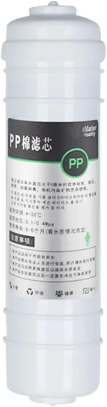 Water Purification Filter One-Piece PP Cotton Filter Element 10-inch Quick-Connect Filter Element 2-Point Quick-Connect Filter Element for Water Purifier