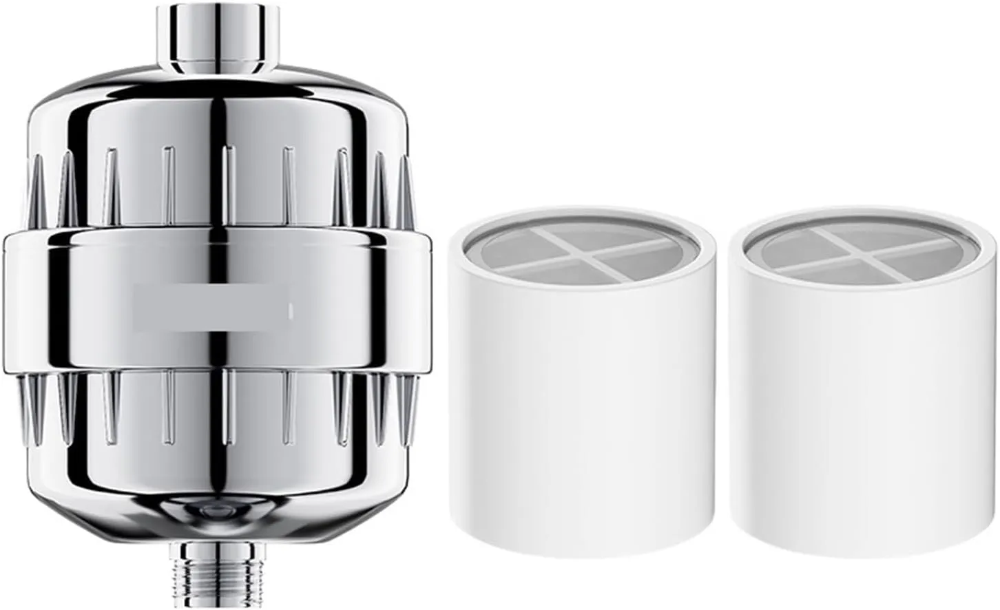 Water Purification Filter Water Filter Purifier Calcium Sulfite Shower Bathing Softener Chlorine Removal Attach 2 Extra Filters