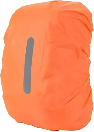 Waterproof Backpack Rain Cover Waterproof Backpack Cover Rain Cover Night Safety Light Raincover for Hiking Camping for Hiking，Camping(Orange,XL(60-70L))