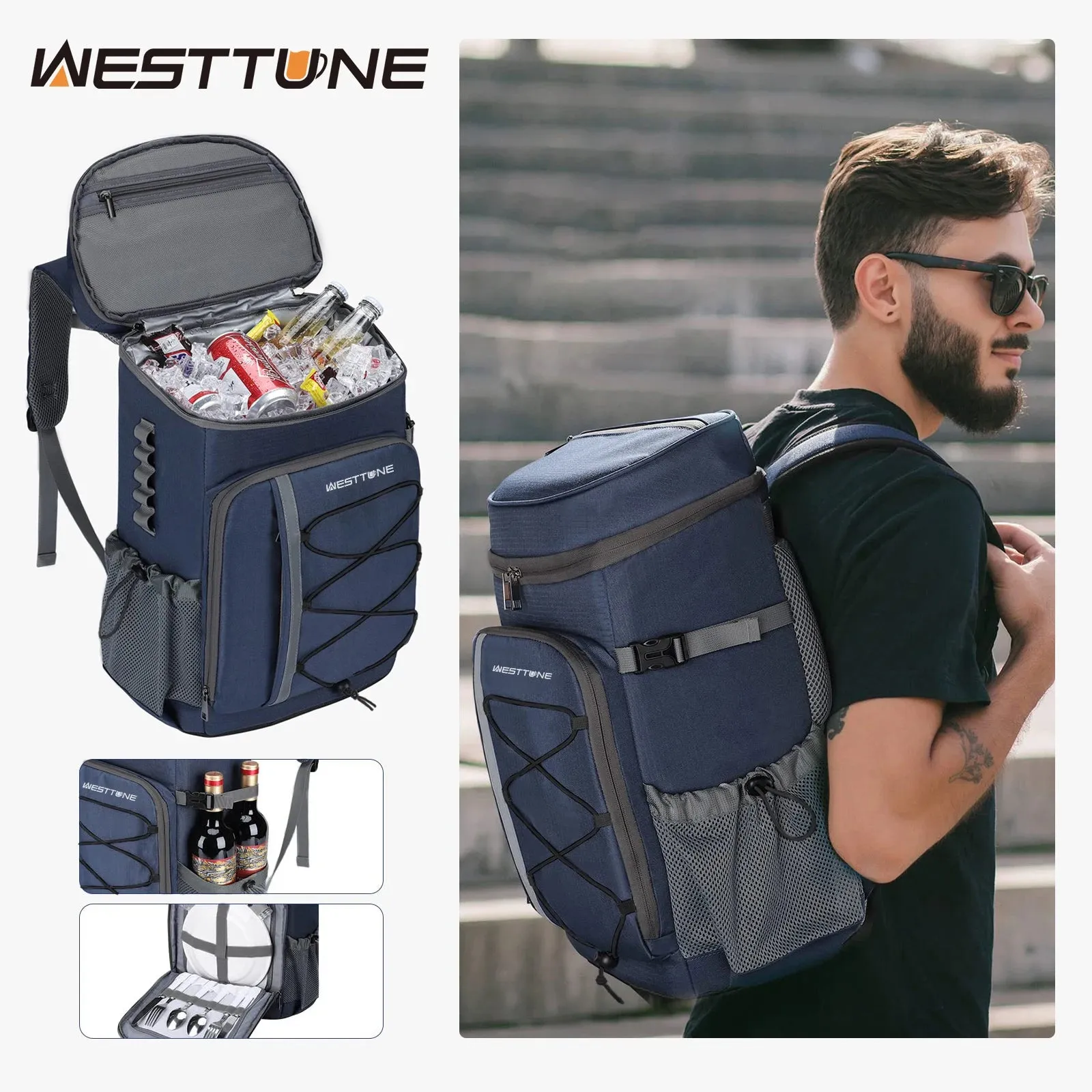 WESTTUNE 35 Can Cooler Backpack