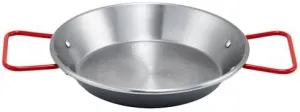 Winco CSPP-14 14-1/8" Paella Pan, Polished Carbon Steel (Spain) (Price/Piece)