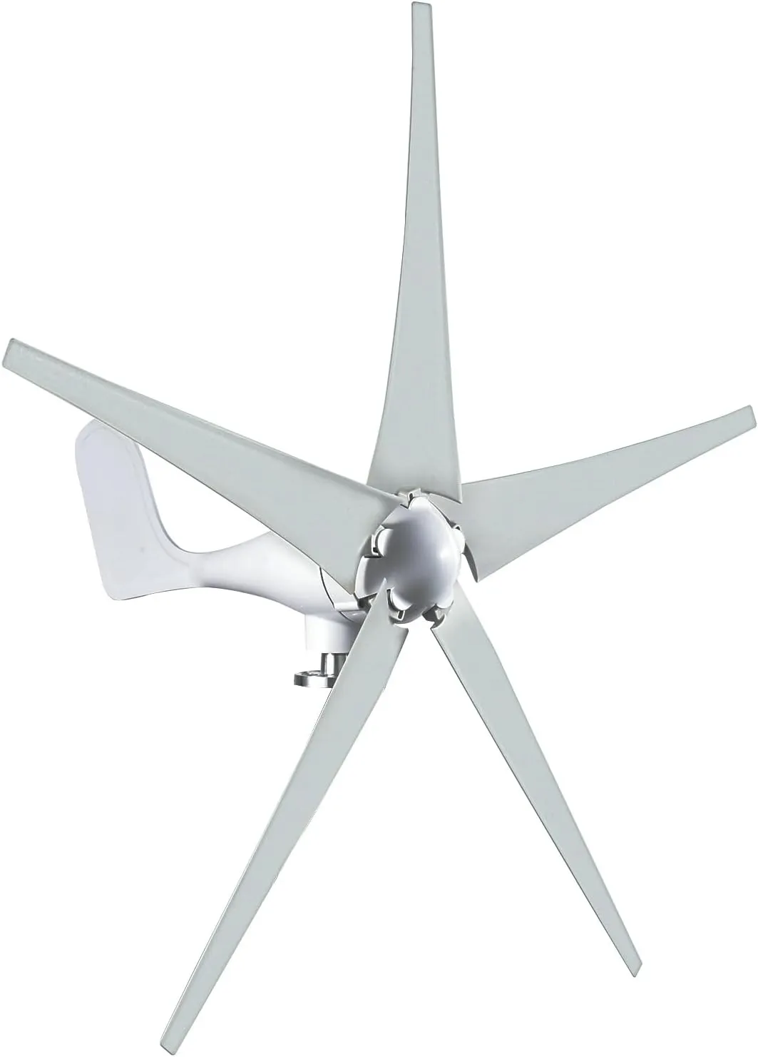 Wind Turbine Kit | 12V/24V 100W Vertical Wind Turbine - 5 Leaves Wind Turbine with Controller, Home Wind Turbine System