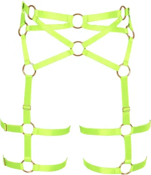 Woman Body Harness Garter Belt Punk Gothic Leg Harness Cage Dance Underwear Accessories