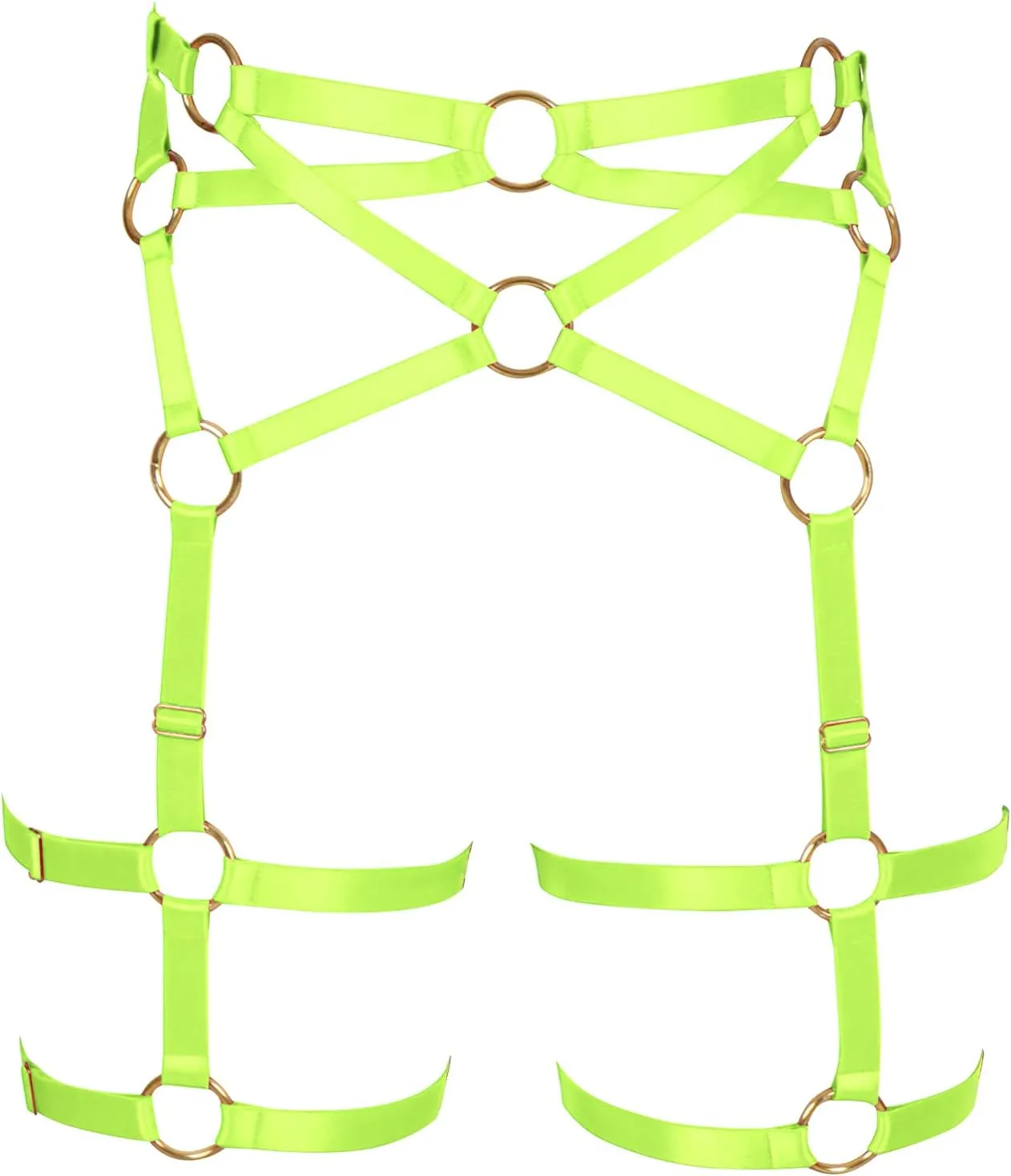 Woman Body Harness Garter Belt Punk Gothic Leg Harness Cage Dance Underwear Accessories