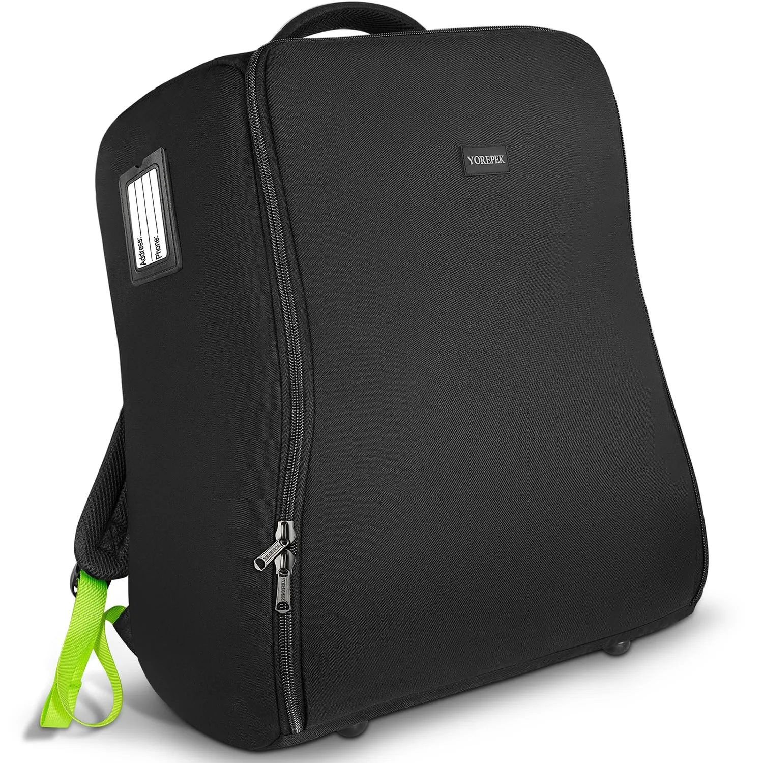 YOREPEK Padded Stroller Bag for Airplane Travel - Compatible with UPPAbaby MINU V2 & MINU, Gate Check Bag Backpack with Large Inner Mesh Pocket, Sturdy Stroller Storage Bag for Accessories