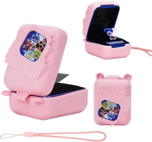 YouKnow Silicone Case for Bitzee Disney Interactive Toy Digital Pet and Case, Protective Skin Sleeve for Bitzee Virtual Electronic Pets Accessories (Case Only) (Pink)